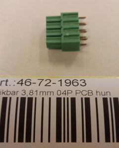 EP Plug pluggable 3,81mm 04P PCB Female